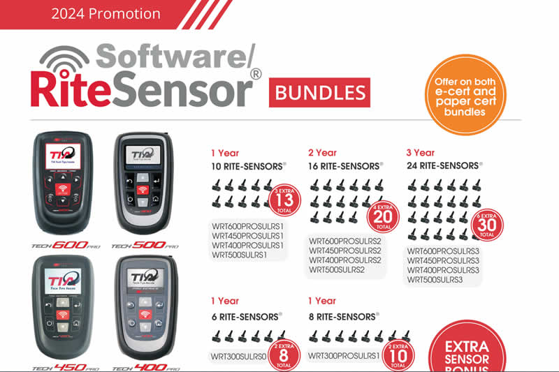 TPMS Promotions for Q1 & Q2 2024