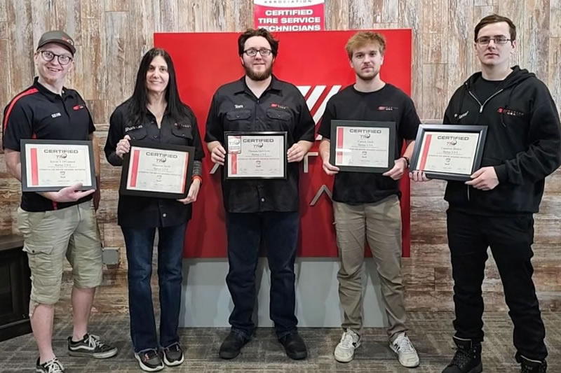 May 2025 - Certified Tire Industry Association Automotive Tire Service Advanced Instructors
