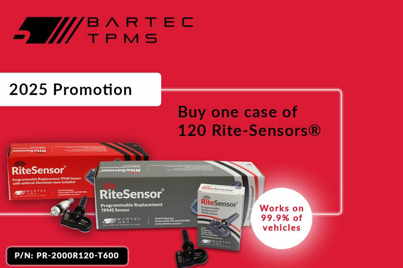 August 2025 - Limited Time Offer From Bartec TPMS