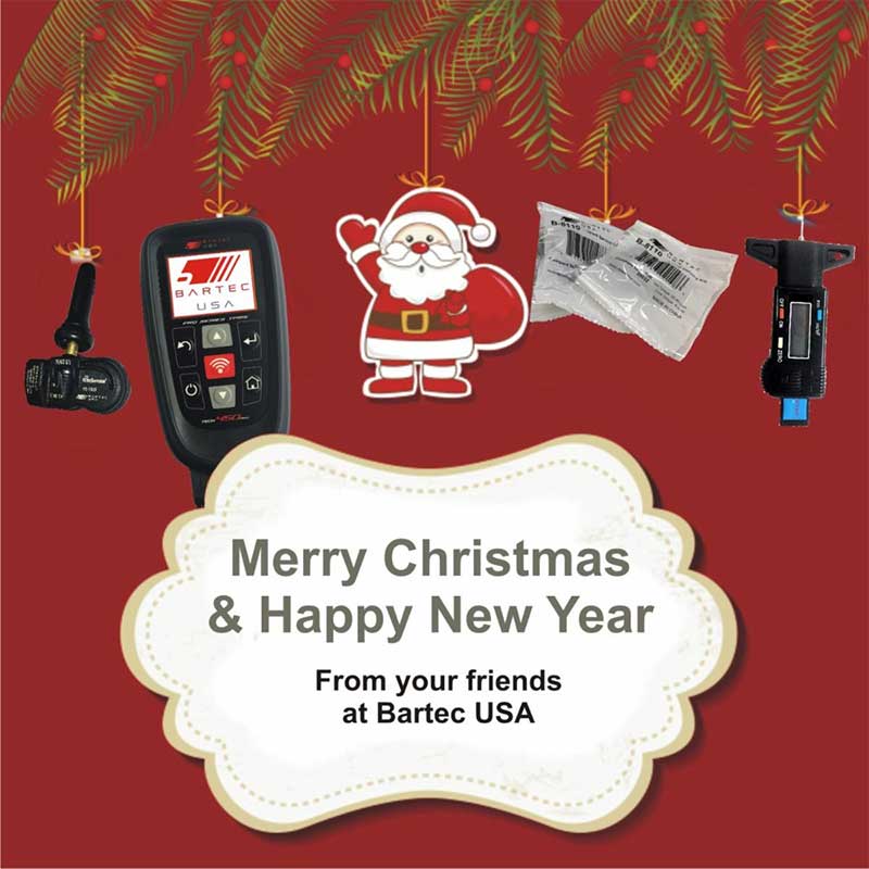 Wishing you and your family a Merry Christmas and a Happy New Year from Bartec USA!