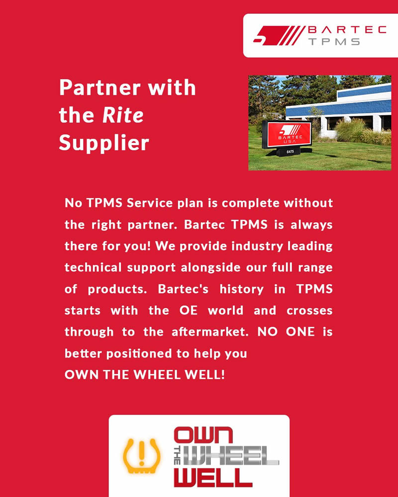Own The Wheel Well WIth Bartec TPMS Own The Wheel Well WIth Bartec TPMS