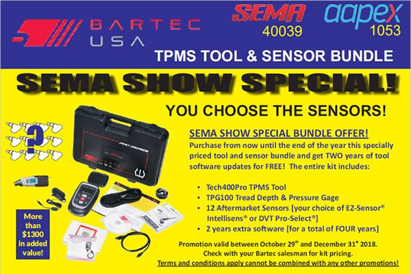 SEMA Show Promotion Bundle Offer