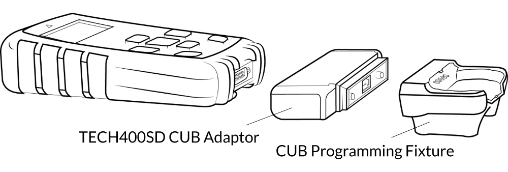 Programming Fixture for Tech400+ and Tech400SD