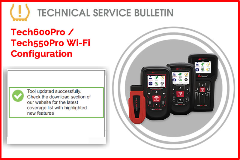 April 2026 - Tech600Pro / Tech550Pro Wi-Fi Configuration