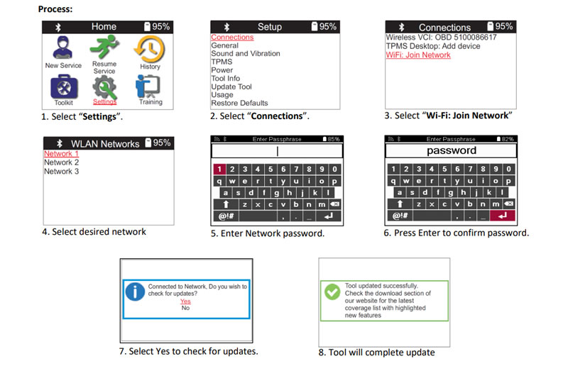 Tech600Pro / Tech550Pro Wi-Fi Configuration