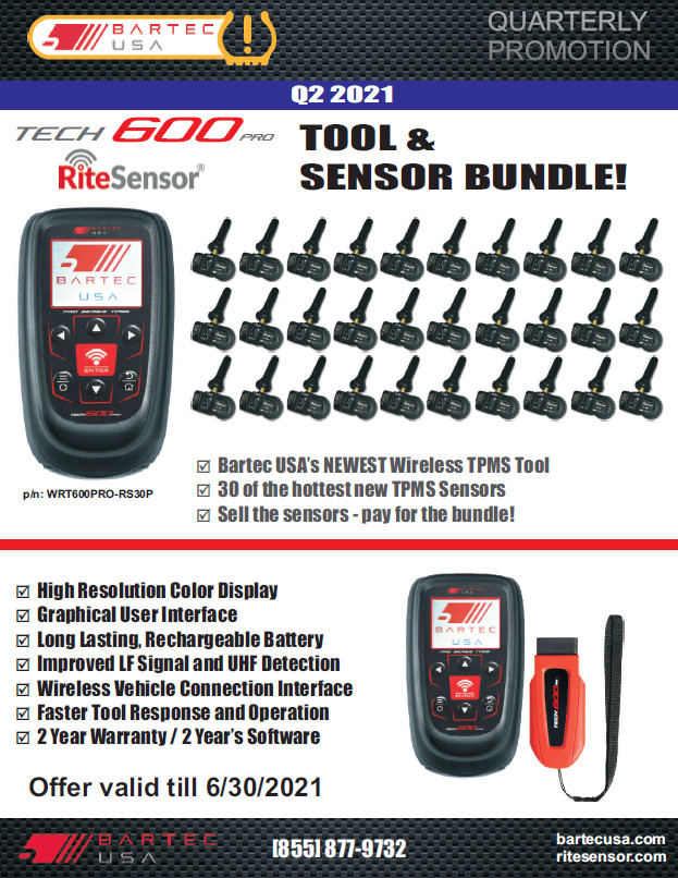 TPMS Promotions for Q2 2021