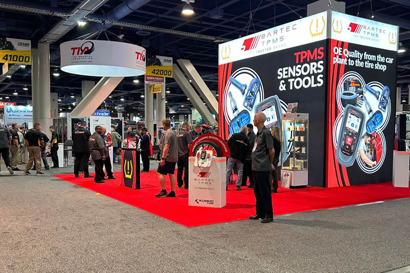 Bartec TPMS The Trusted Brand At SEMA 2023 Booth 41057