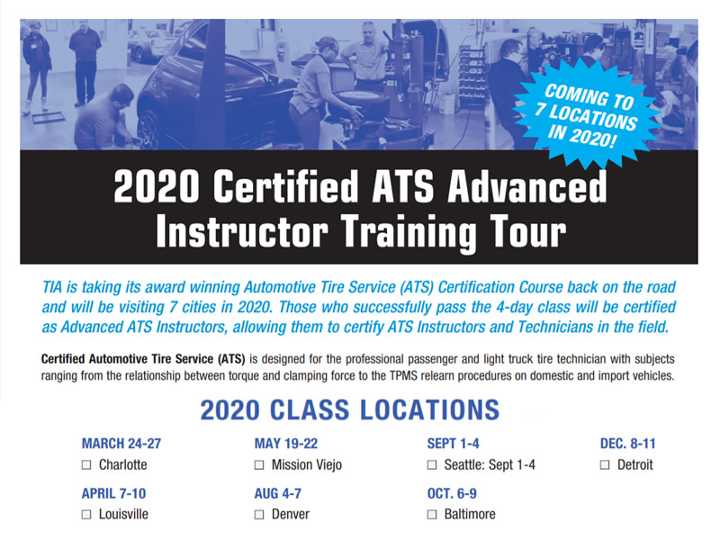 2020 Certified ATS Advanced Instructor Training Tour