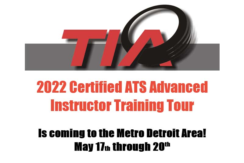 April 2022 - 2022 Certified ATS Advanced Instructor Training Tour is Coming to The Metro Detroit Area!