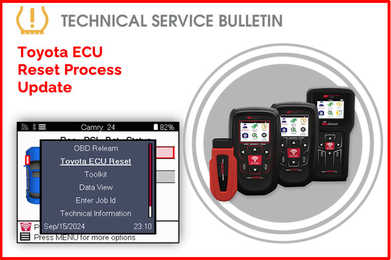 May 2026 - Toyota ECU Reset Process Update