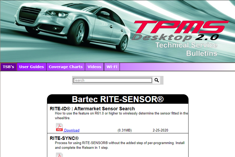 TPMS Technical Service Bulletins