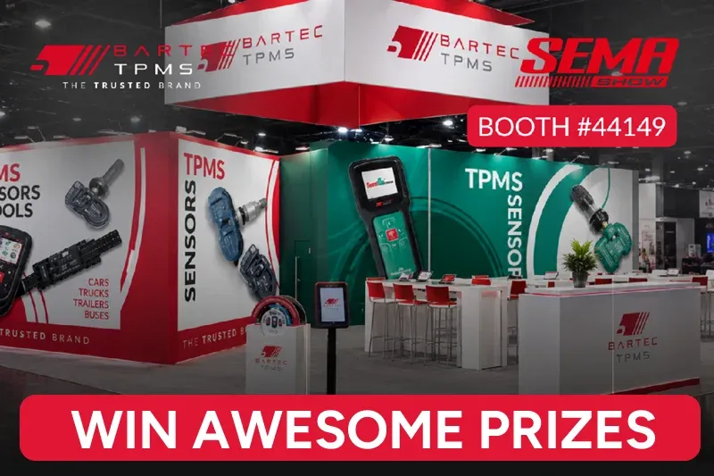 Visit Bartec TPMS At SEMA 2026 To Win Awesome Prizes